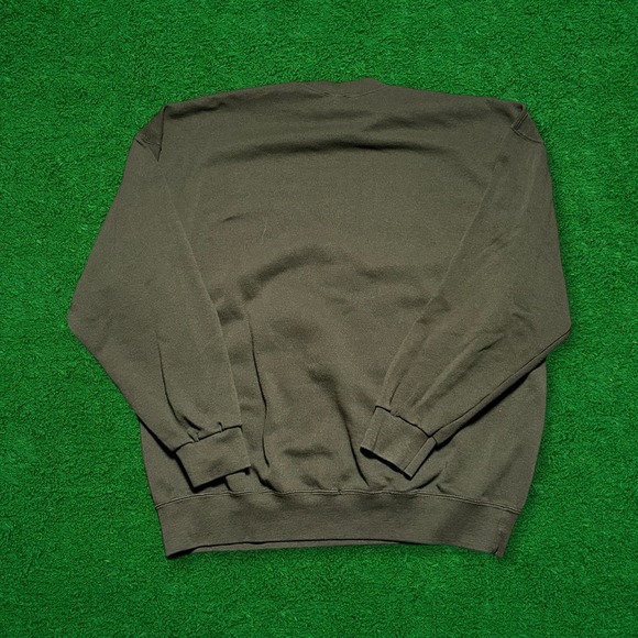 Vintage USMC Marine Corp Military Green Crewneck Sweatshirt - Picture 2 of 5